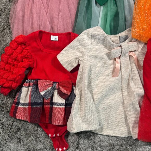 0-12 Month Baby Girl Dress Bundle Of 6 - Picture 4 of 5